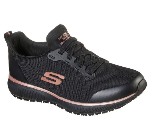 Skechers Work: Squad SR Black / Rose